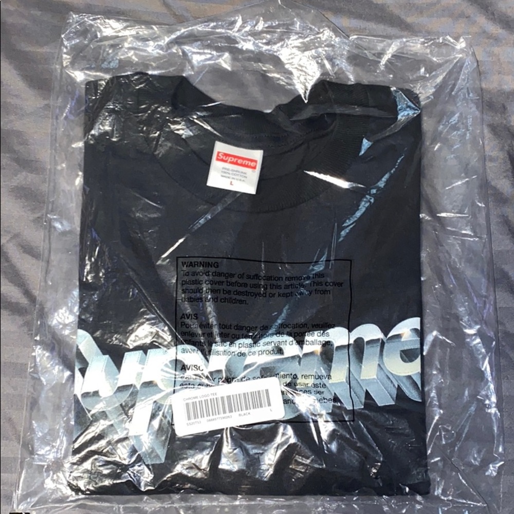 Supreme Chrome Logo Tee